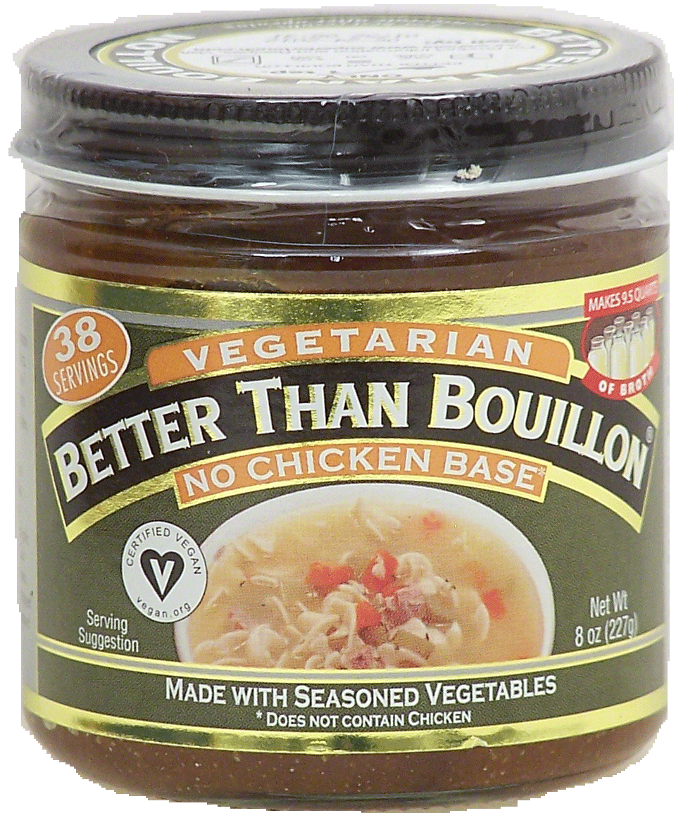 Better Than Bouillon  vegetarian no chicken base made with seasoned vegetables, 38 servings Full-Size Picture